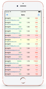 Mobile sportsbook software - view bets